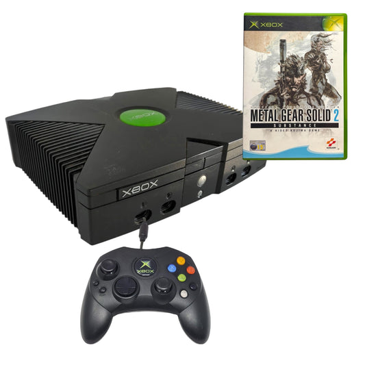 Microsoft Xbox Classic Starter Pack: Console + Controller + Metal Gear Solid 2: Substance