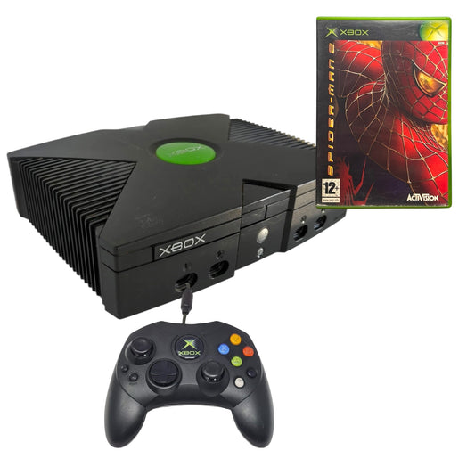 Microsoft Xbox Classic Starter Pack: Console + Controller + Spider-Man 2