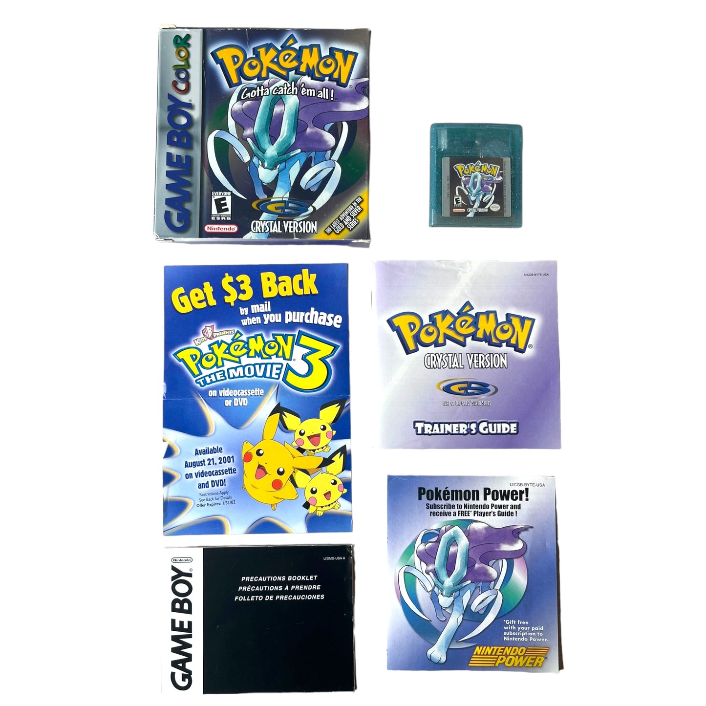 Pokémon Crystal USA Version CIB