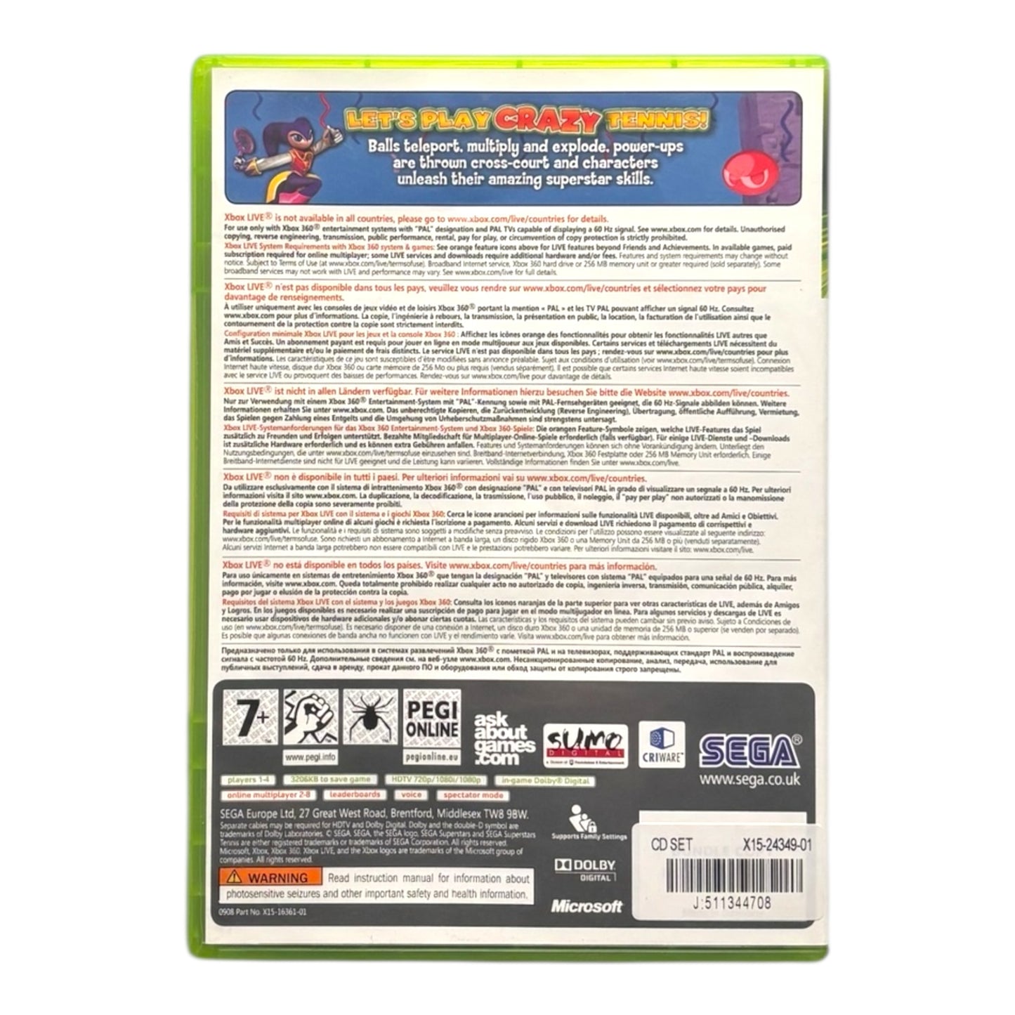 Sega Superstars Tennis