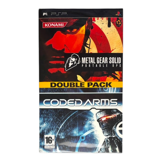 Double Pack: Metal Gear Solid Portable Ops & Coded Arms (Sealed)