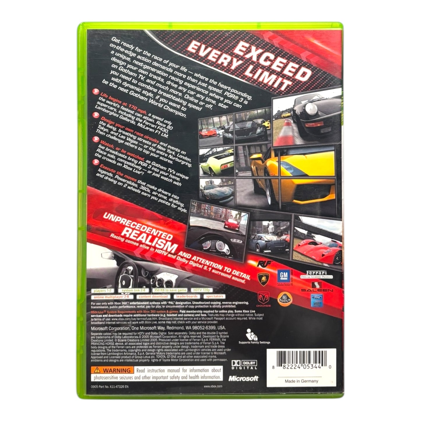 Project Gotham Racing 3