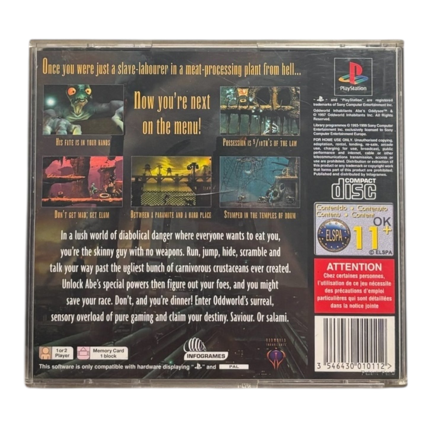 Oddworld: Abe's Oddysee [Best Of Infogrames]