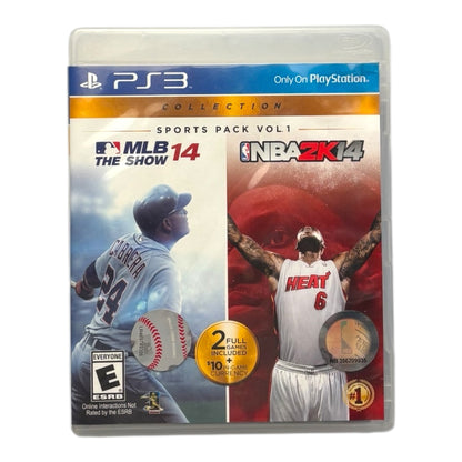 PlayStation Sports Pack Vol. 1: MLB 14 The Show & NBA 2K14 (NTSC)