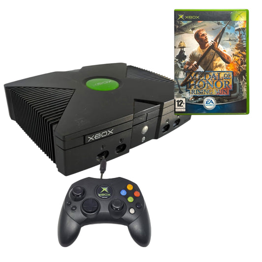 Microsoft Xbox Classic Starter Pack: Console + Controller + Medal of Honor: Rising Sun