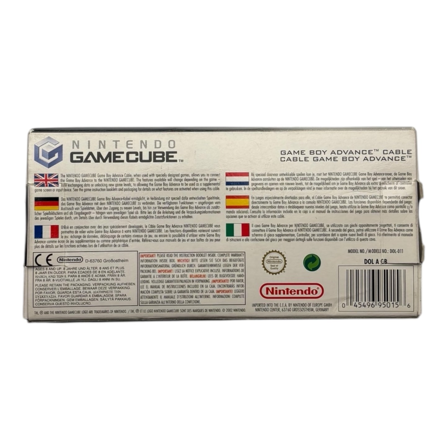 Nintendo Gamecube Gameboy Advance Link Cable
