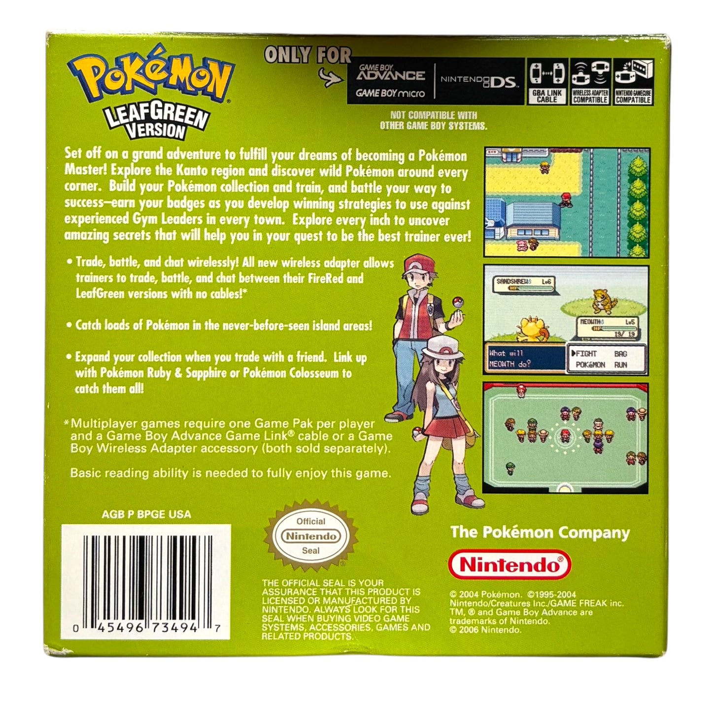 Pokémon Leaf Green Version [Player’s Choice]