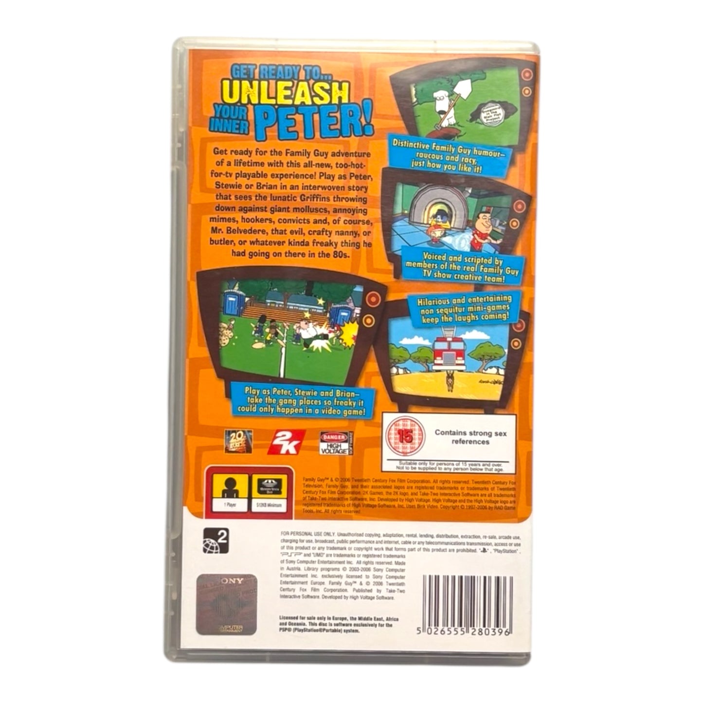 Family Guy Video Game: It's Too Hot for TV!