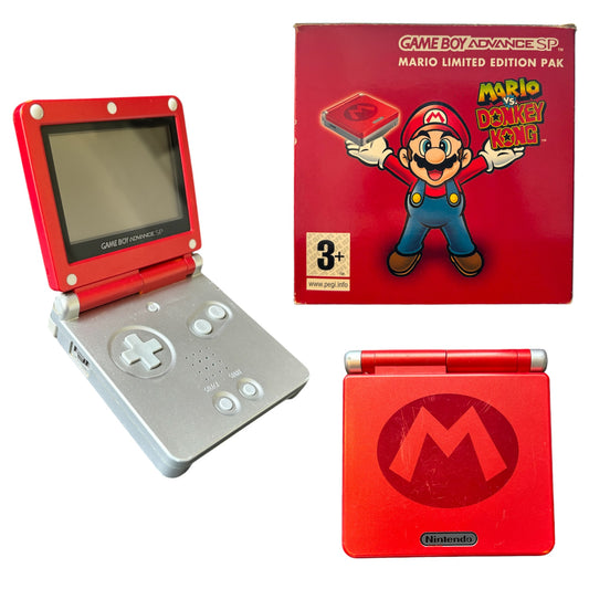 GameBoy Advance SP [Mario Limited Edition Pak]