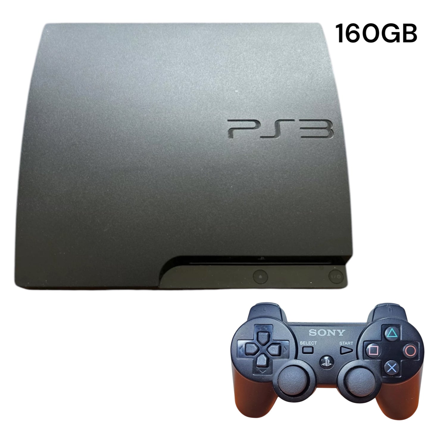 PlayStation 3 Slim 160GB Console + DualShock 3 Controller