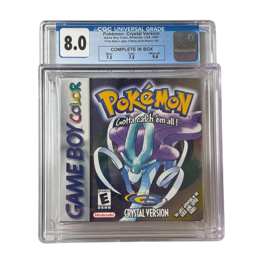 Pokémon Crystal [USA] {Graded 8}