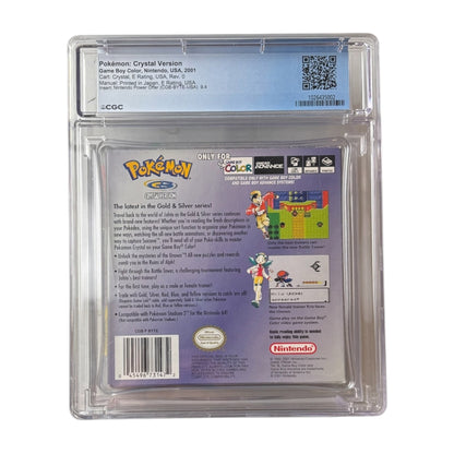 Pokémon Crystal [USA] {Graded 8}