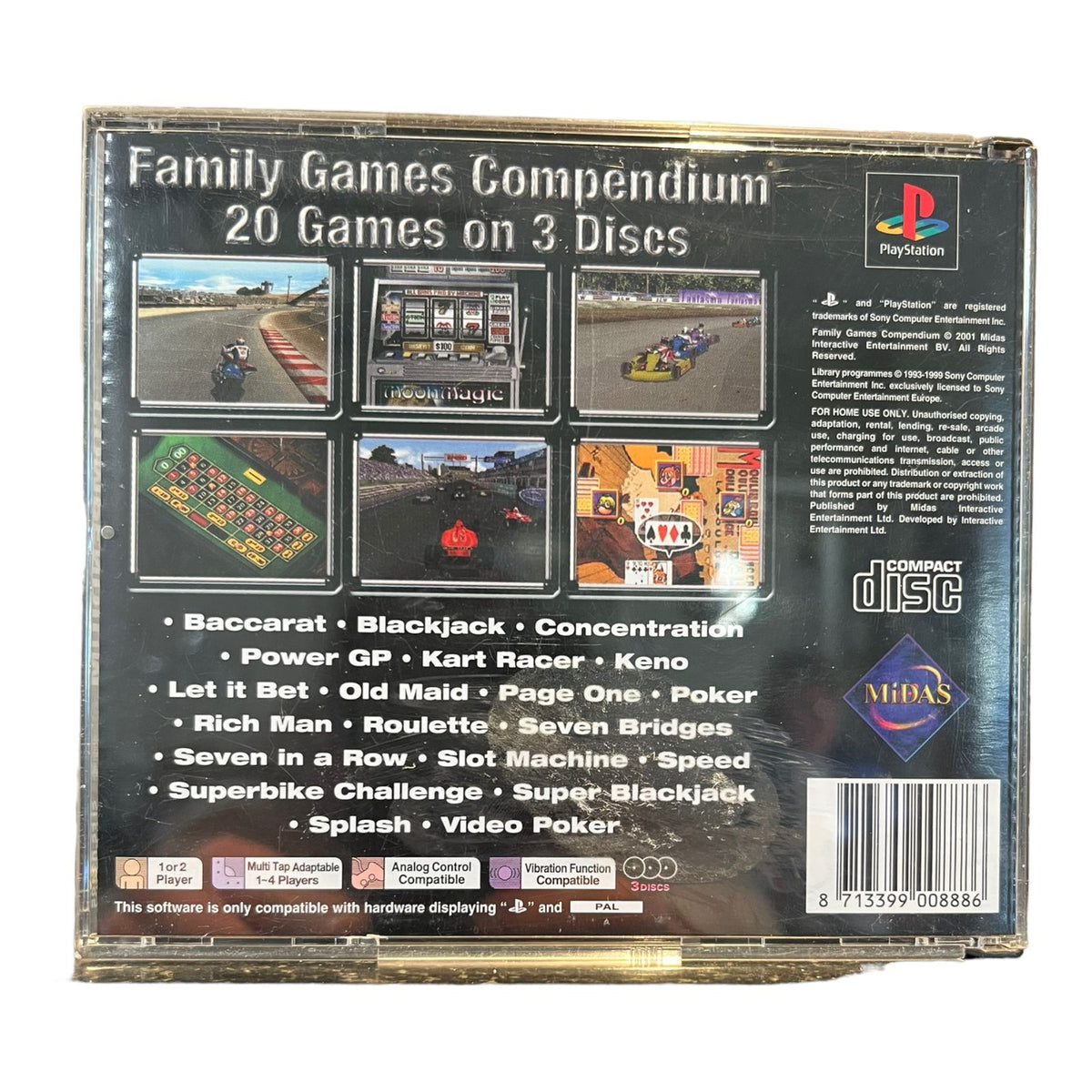 Compendium Game System 20 Games: Family Games Compendium – GameWizard