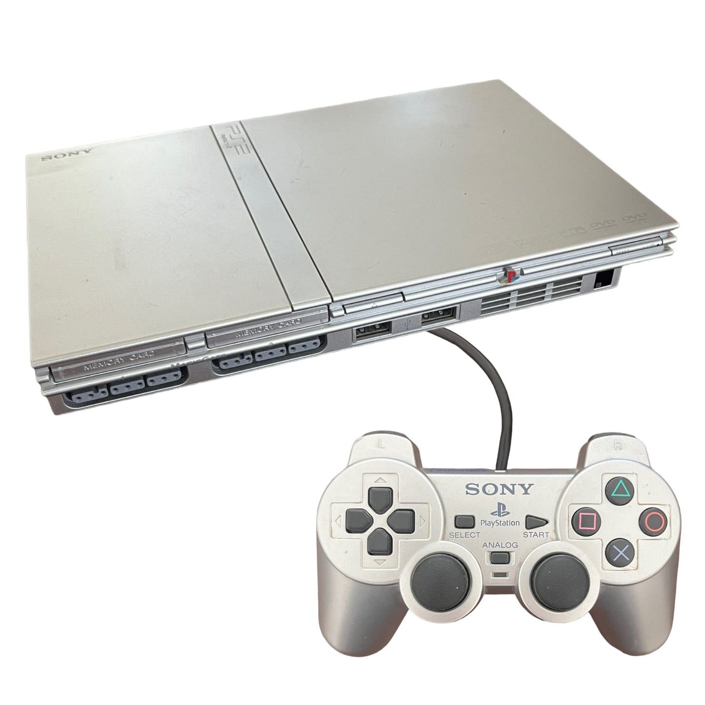PlayStation 2 Silver + Controller