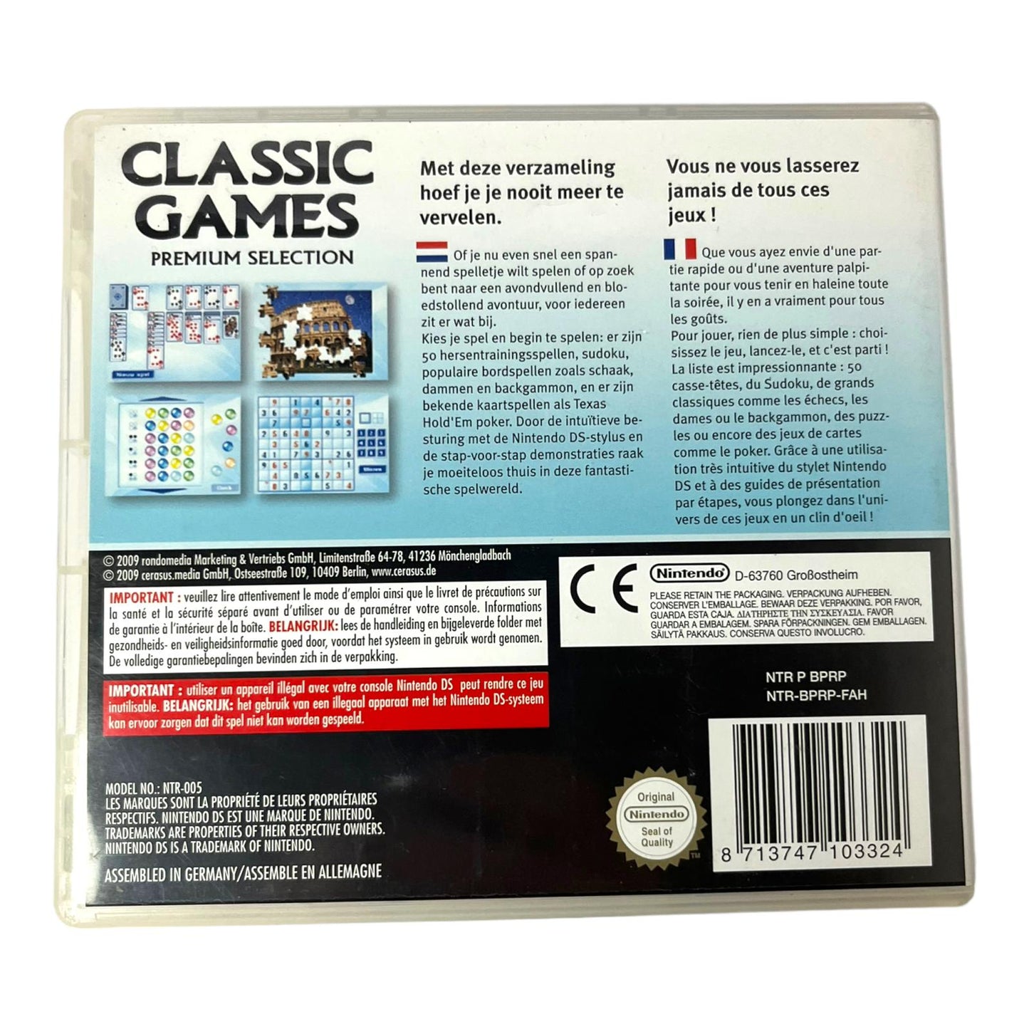 Classic Games: Premium Selection