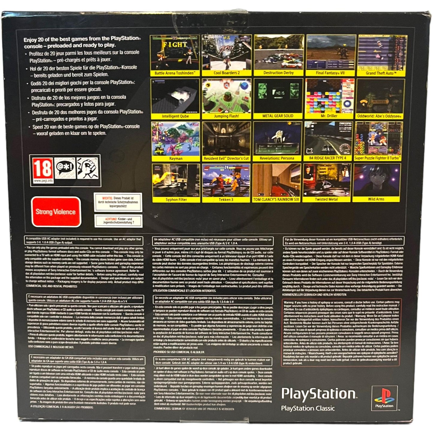 Mini PlayStation 1 + 20 Games