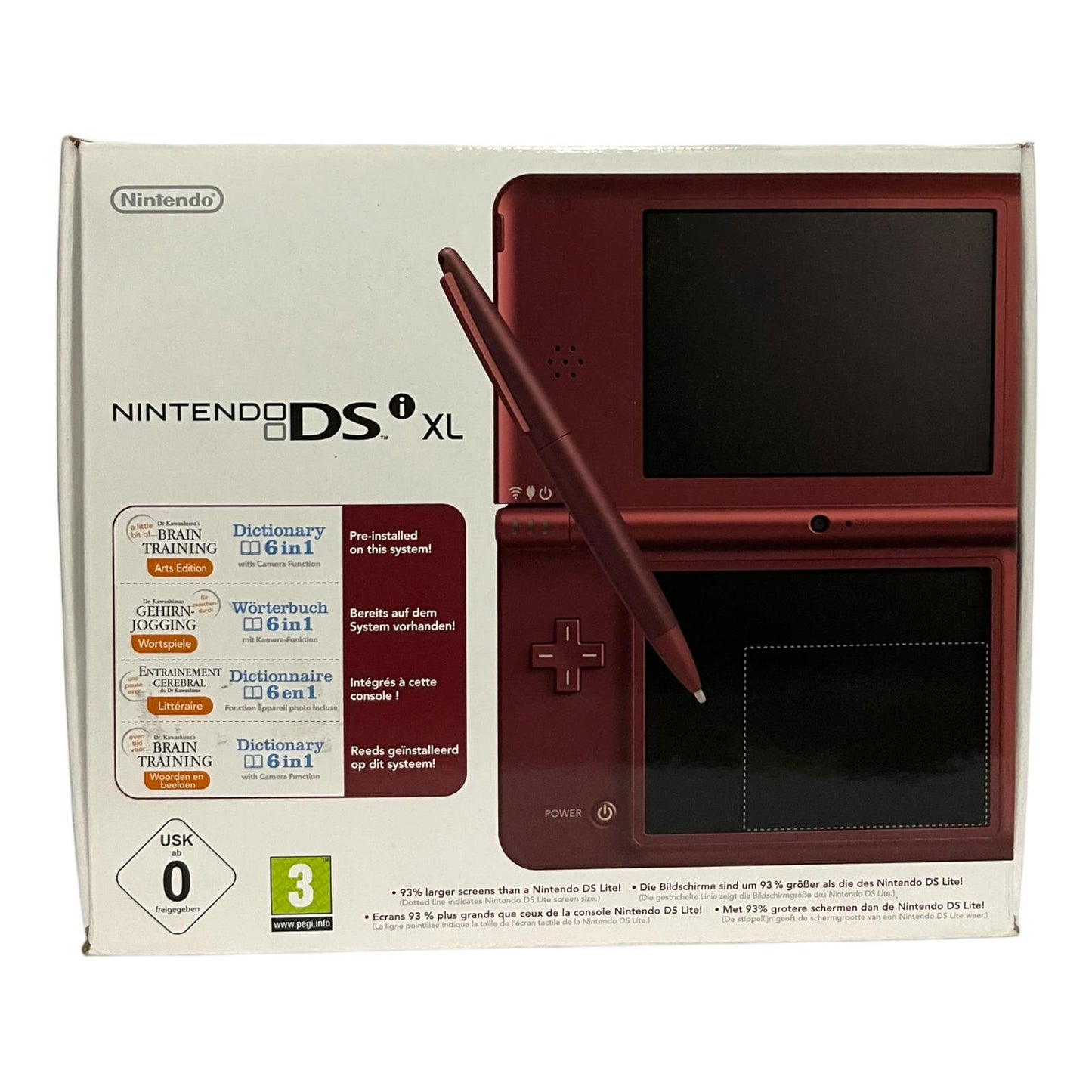 nintendo DSI XL Rouge