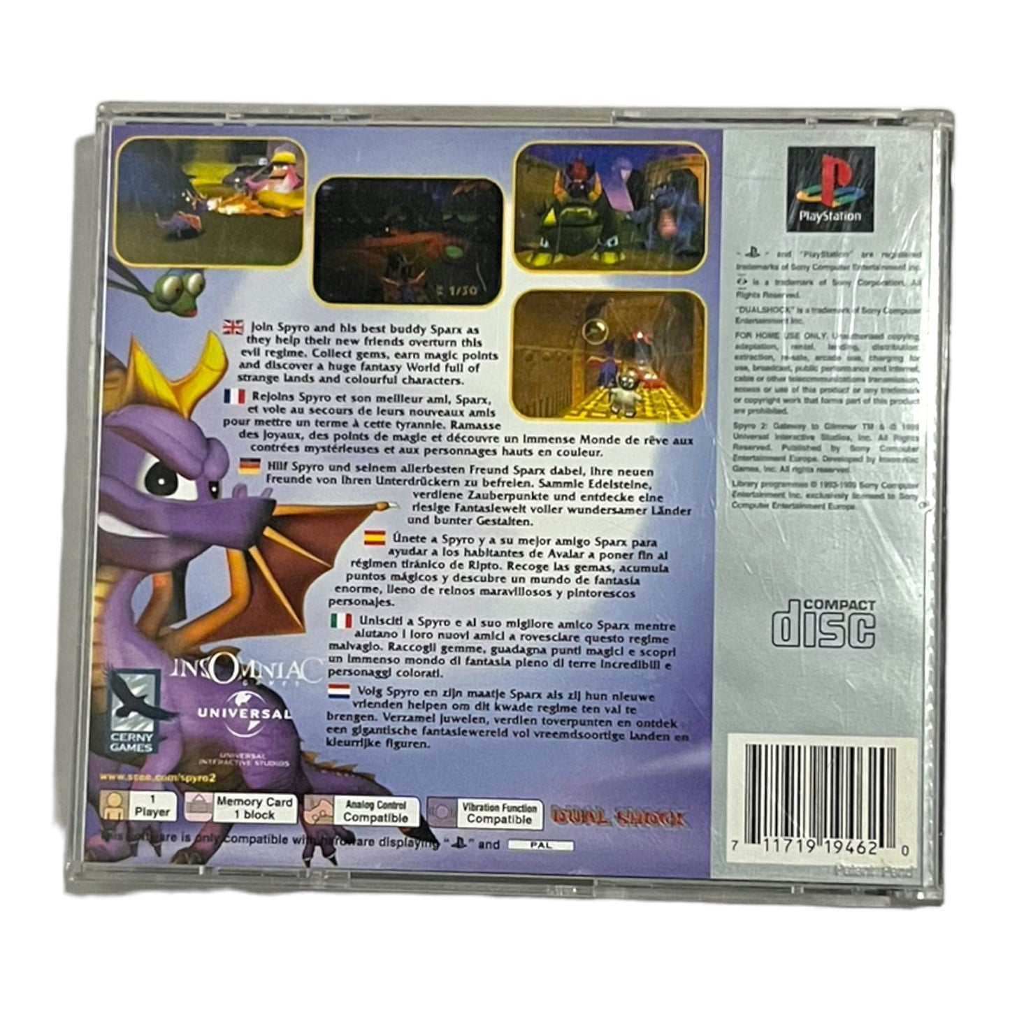 Spyro 2: Gateway to Gliminer - Platinum
