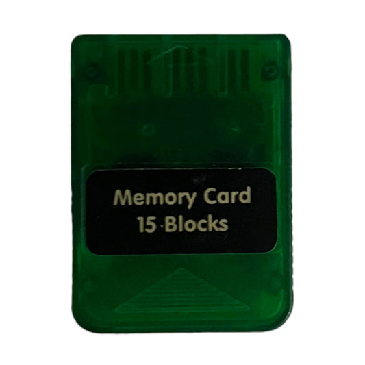Memory Card PlayStation 1 Memory Card - Crystal Green