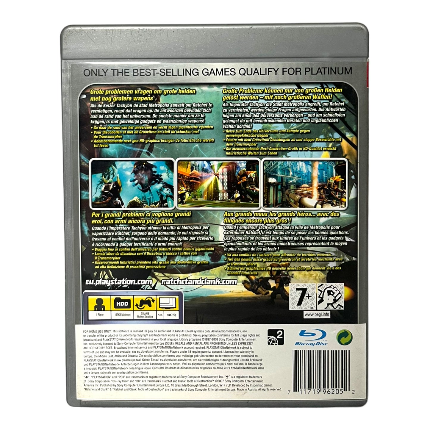 Ratchet Clank: Tools Of Destruction - Platinum