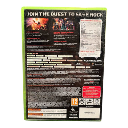 Guitar Hero: Warriors Of Rock - XBox 360