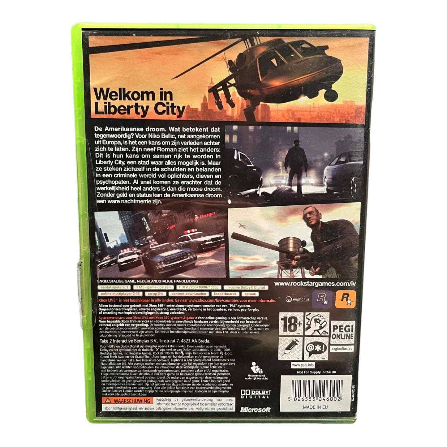 Grand Theft Auto 4 GTA 4 - Xbox 360