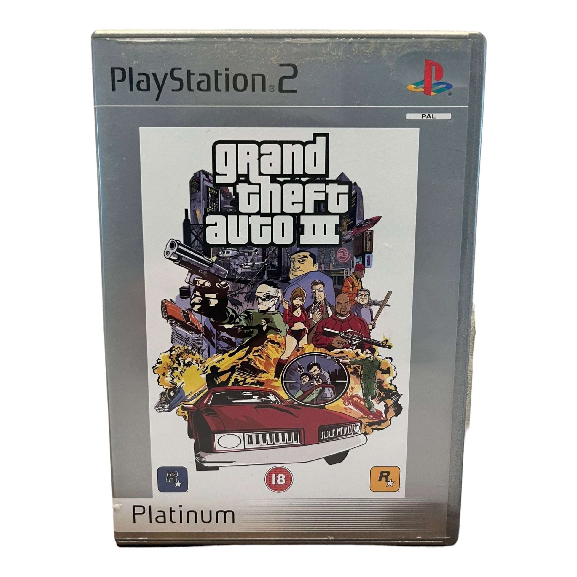 Grand Theft Auto III GTA 3 - PS2 - Platinum