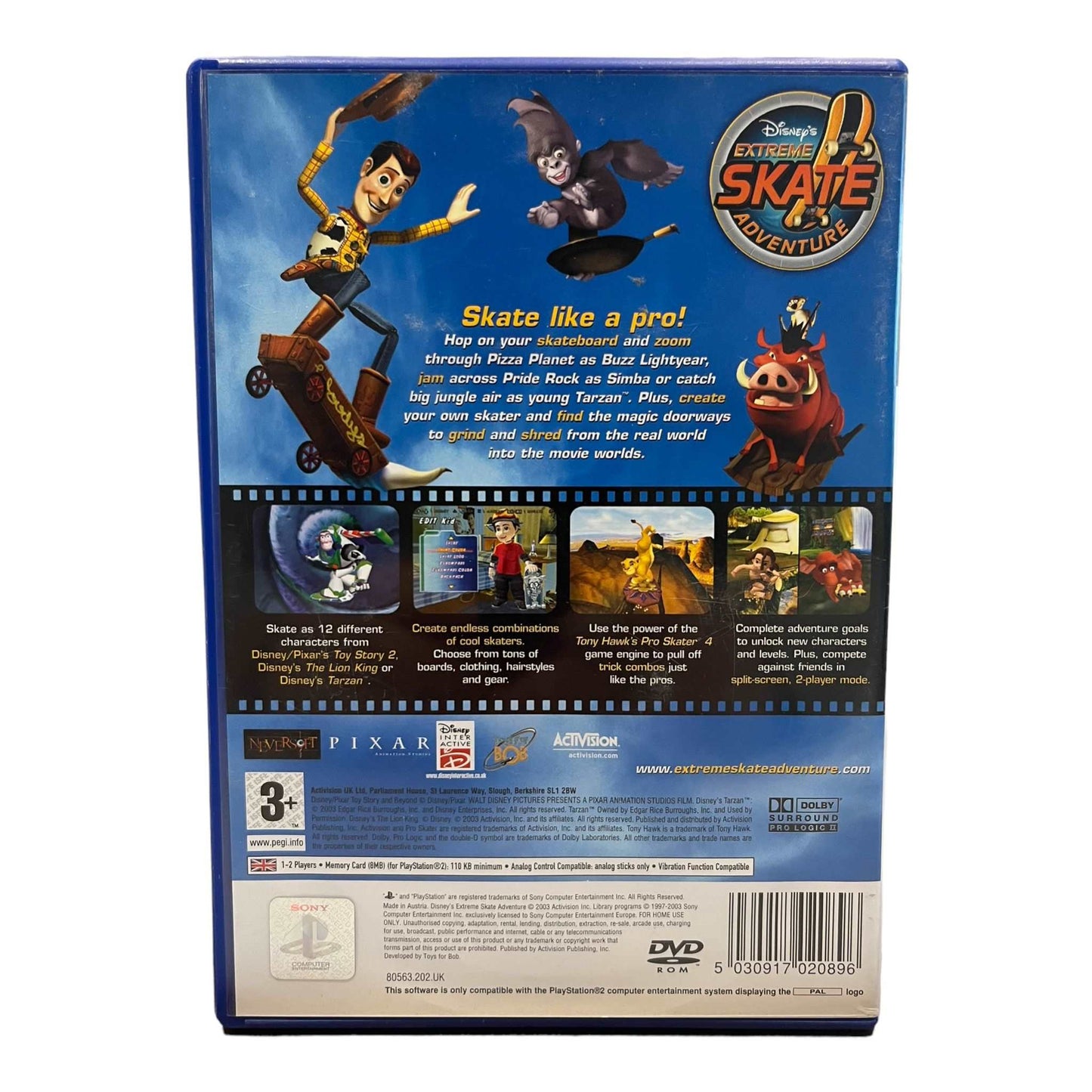 Extreme Skate Adventure - PS2