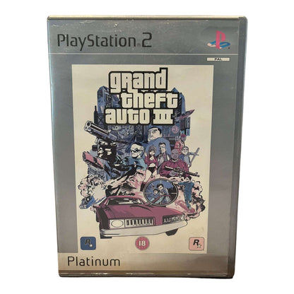 Grand Theft Auto III GTA 3 - PS2 - Platinum