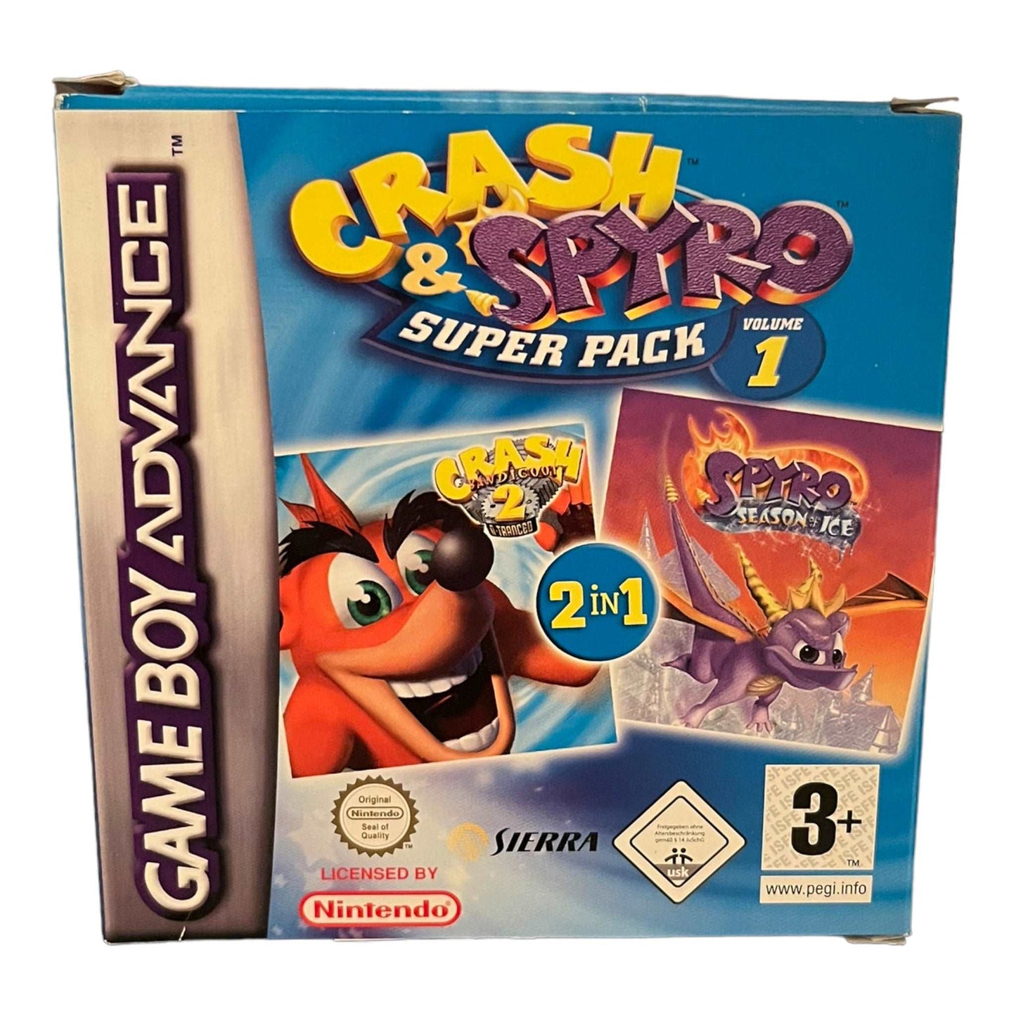 Crash Bandicoot 2: Tranced - Spyro: Season Of The Ice - GBA