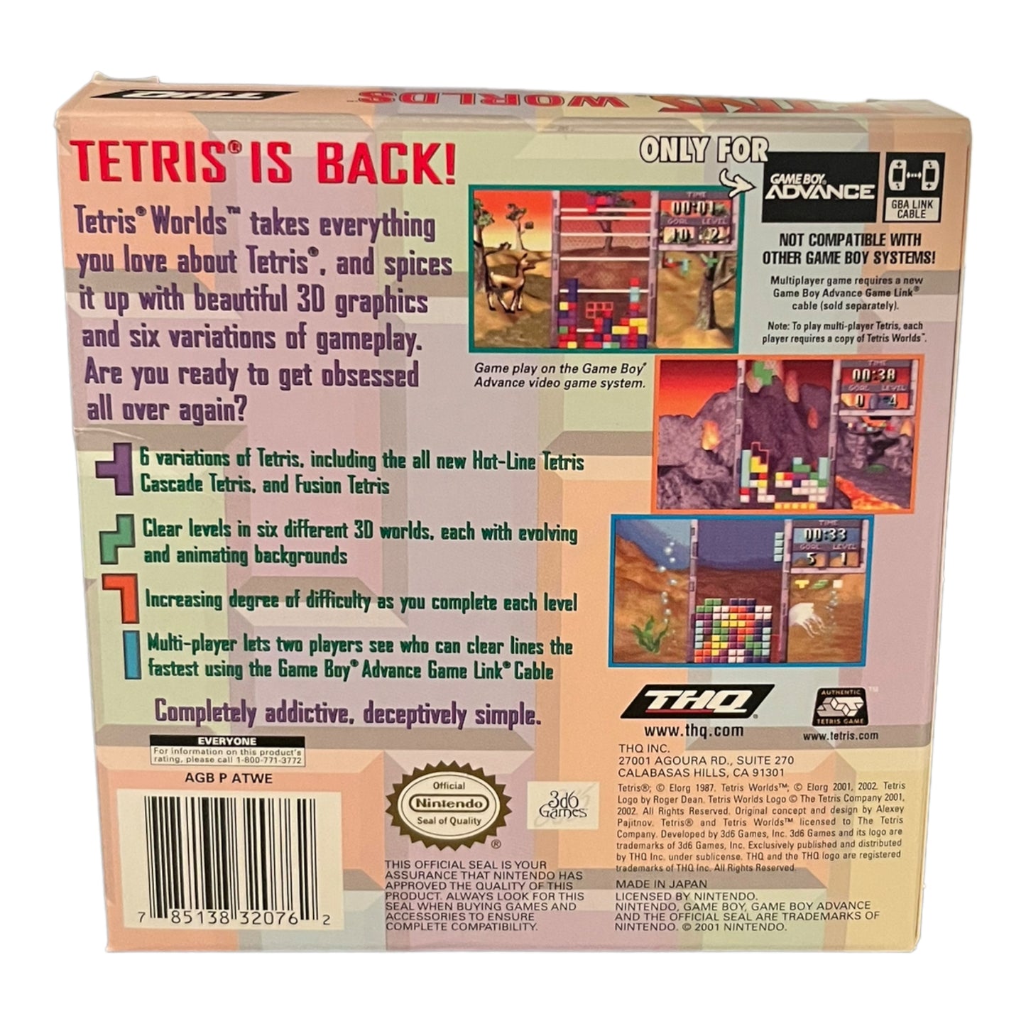 Tetris Worlds (Import Game)