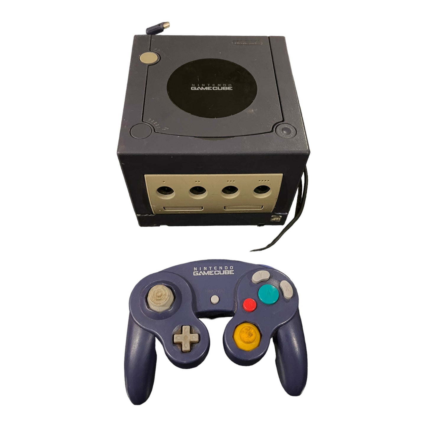 GameCube Purple + Controller