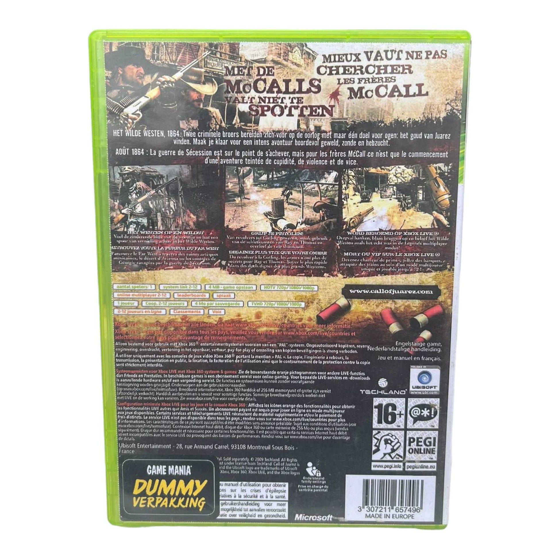 Call Of Juarez: Bound In Blood - XBox 360