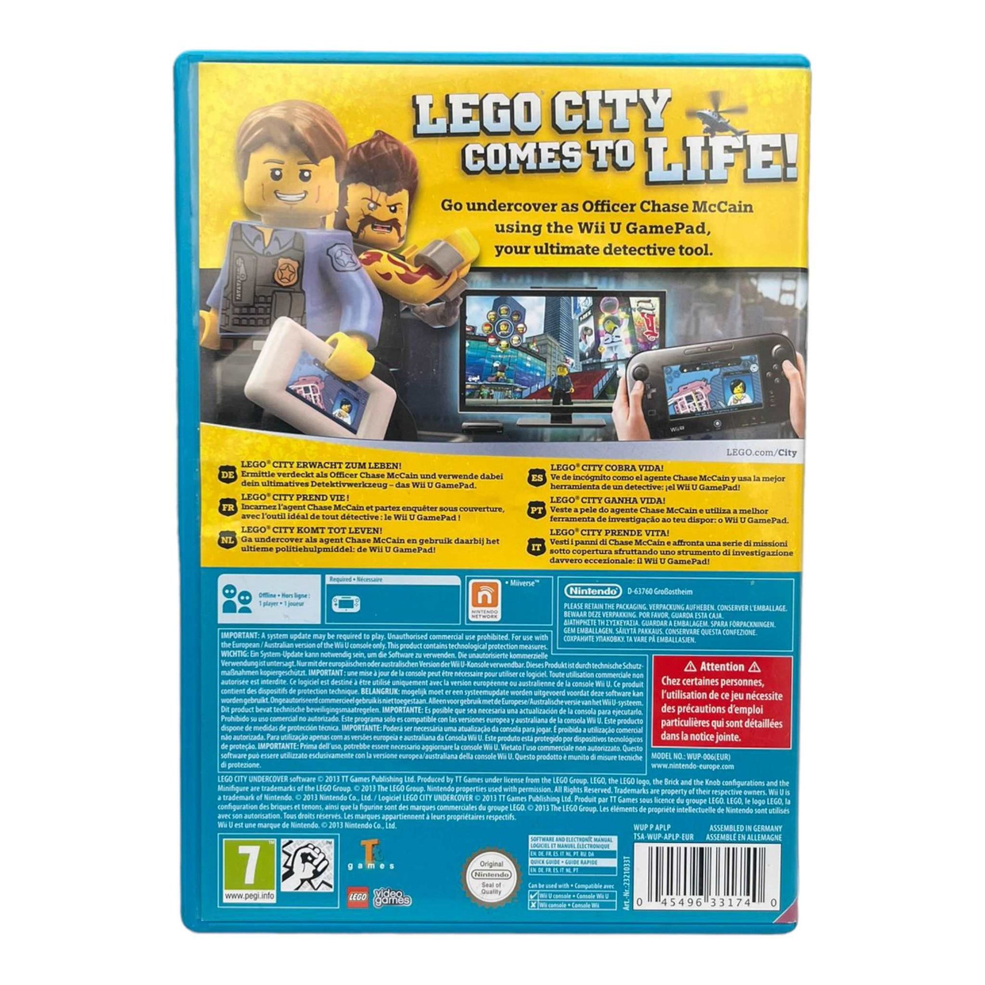 LEGO City: Uncdercover - Wii U