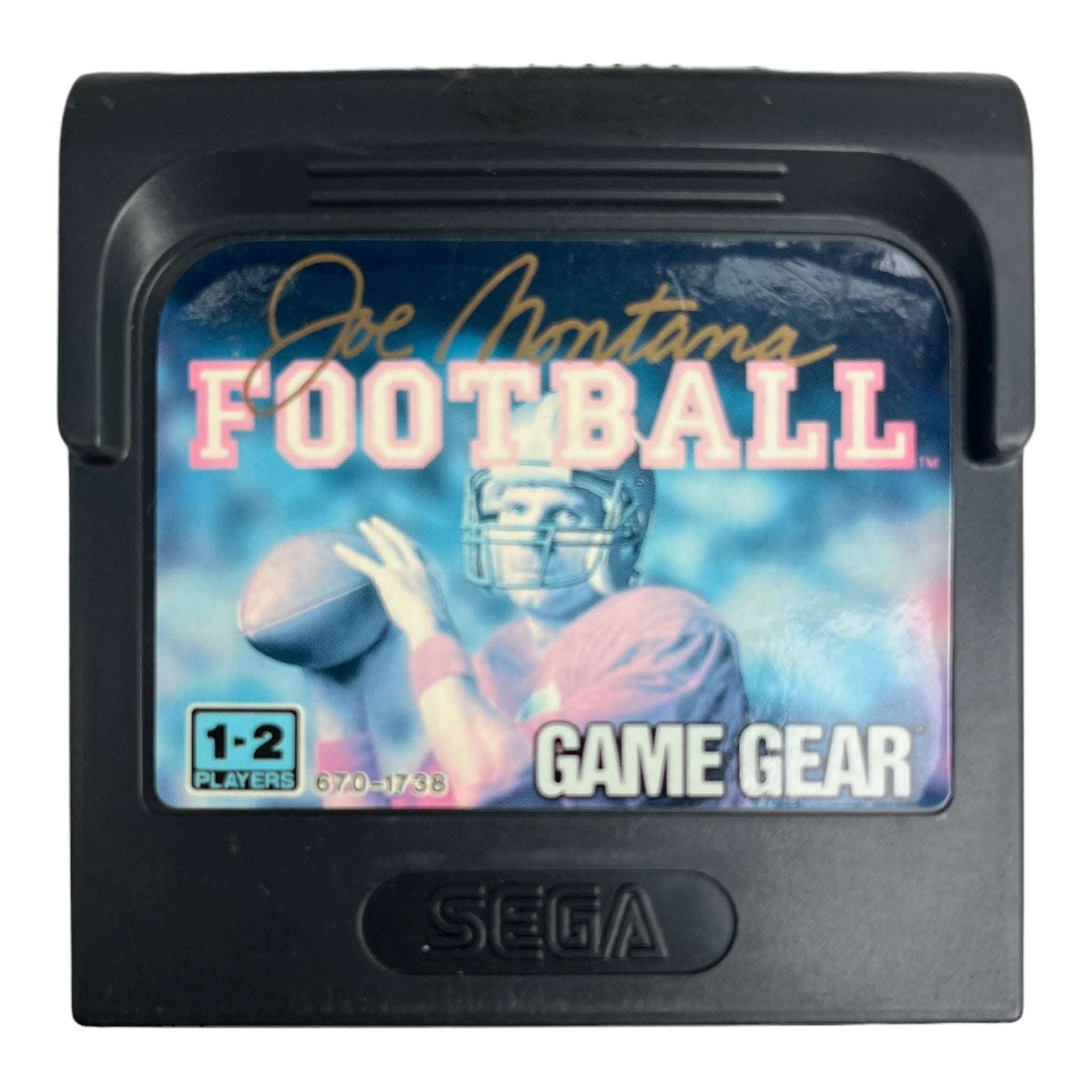 Joe Montana Football - Game Gear (Losse cartridge)