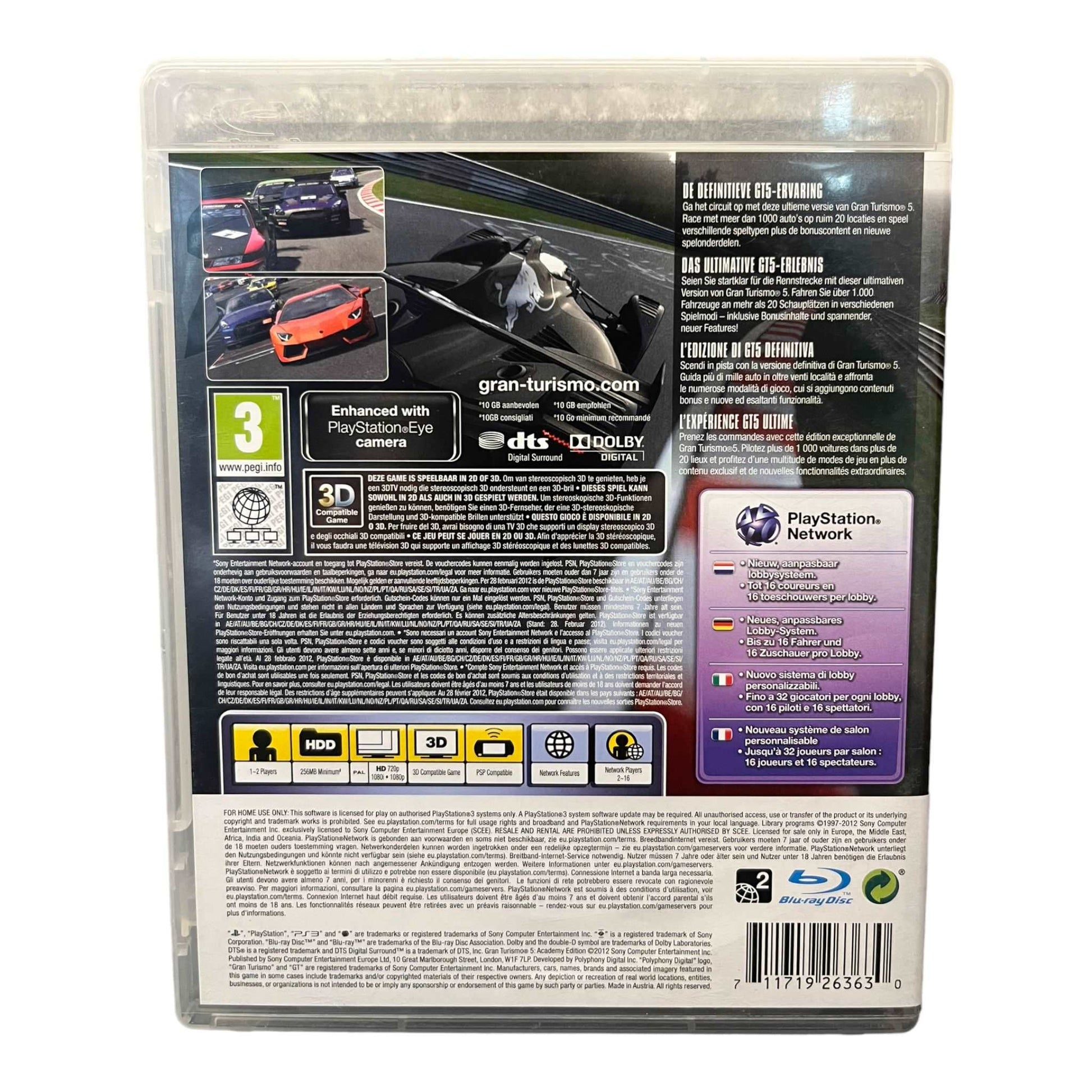 Gran Turismo 5: Academy Edition - PS3