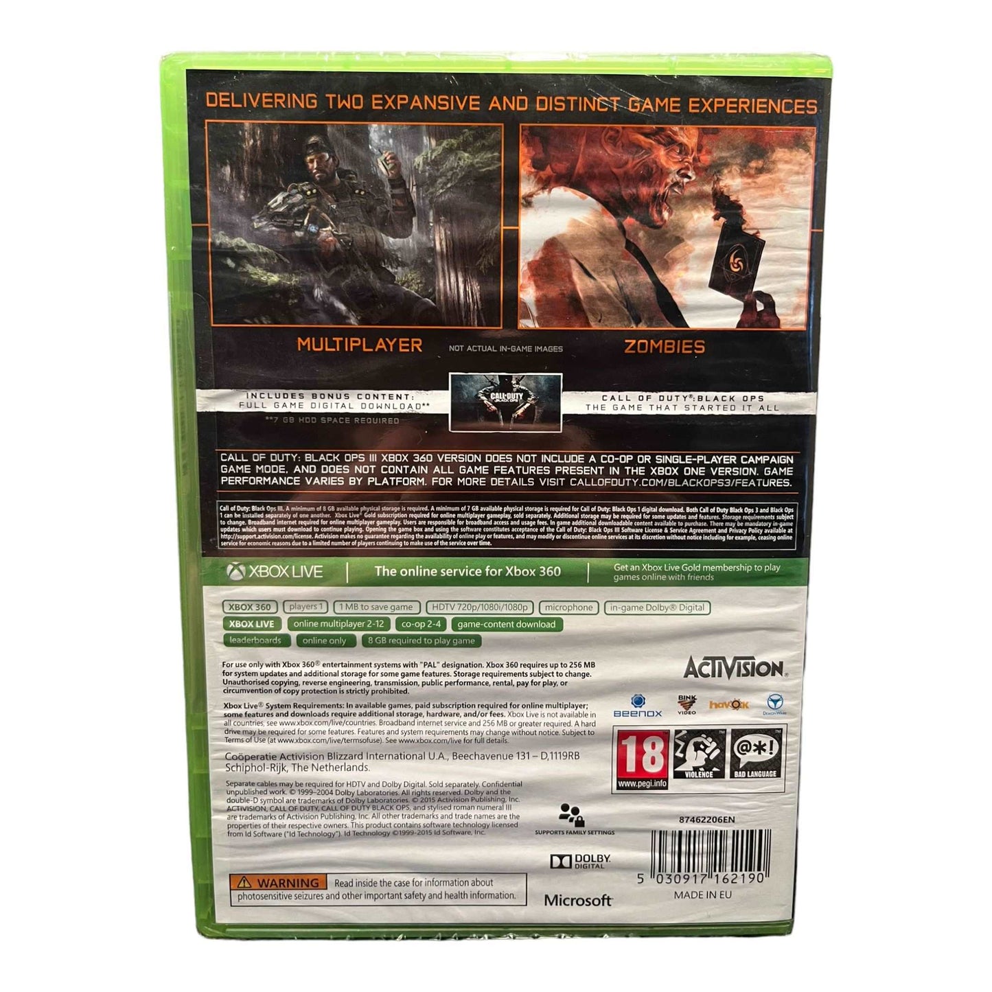 Call of Duty: Black Ops 3 (Sealed) - Xbox 360