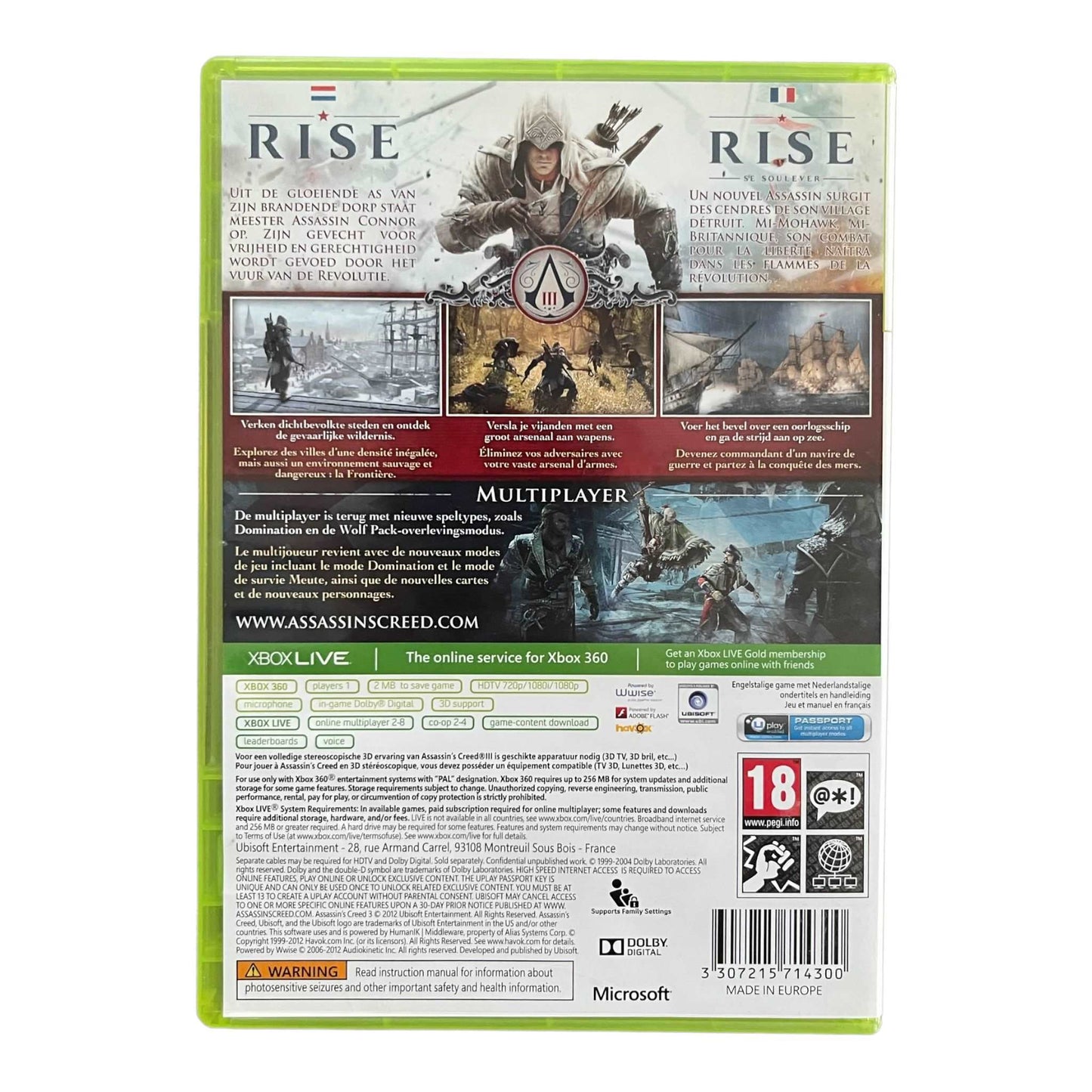Assassin's Creed 3 - XBox 360