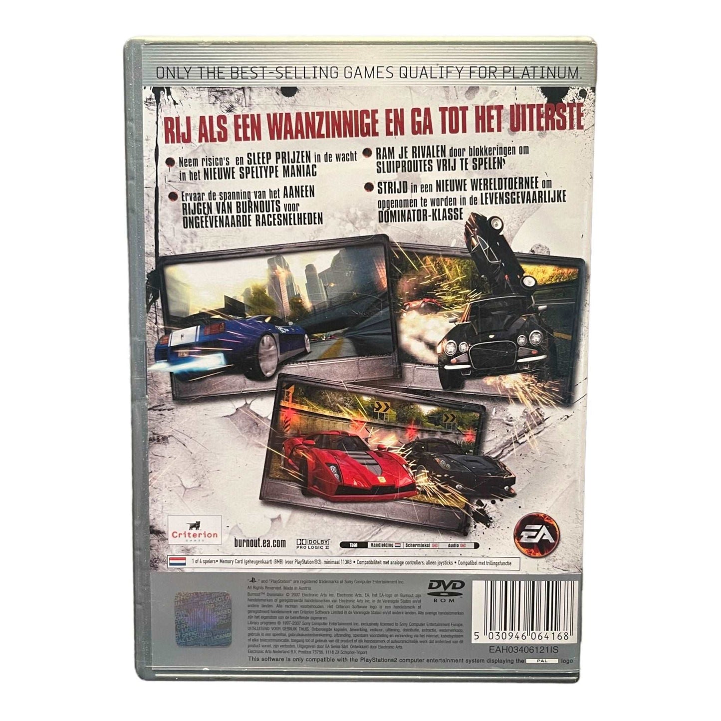 Burnout: Dominator - PS2 - Platinum