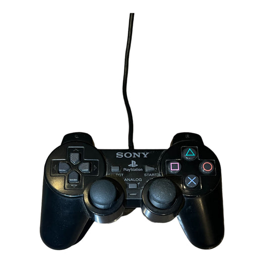 Sony Dual Shock Playstation 2 Controller - PS2 - Black